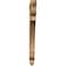 Ekena Millwork Olympic Arts & Crafts Smooth Bracket, Western Red Cedar, 3 1/2"W x 44"D x 44"H BKT04X44X44OLY03SWR - alternate 3